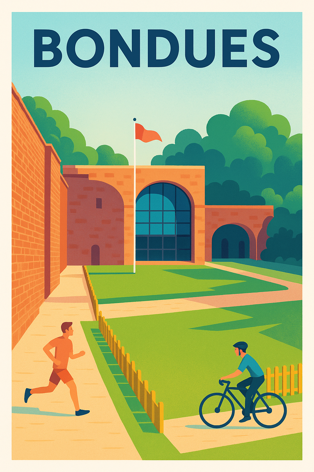 Affiche de Bondues - Esprit Nature et Sport en Ville