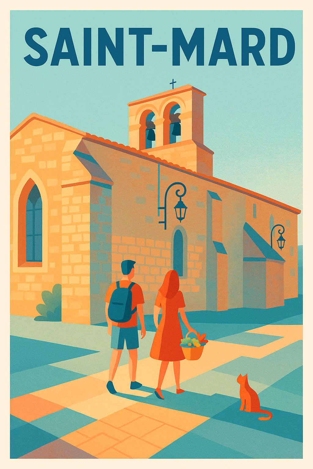 Affiche de Saint-Mard - Un coin de charme en lumière douce
