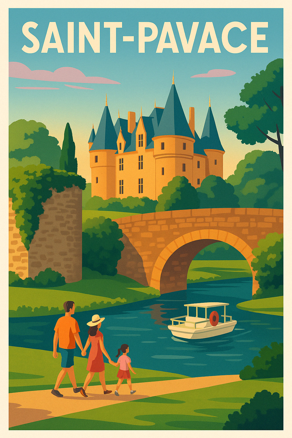 Saint-Pavace - Charme au bord de l'eau