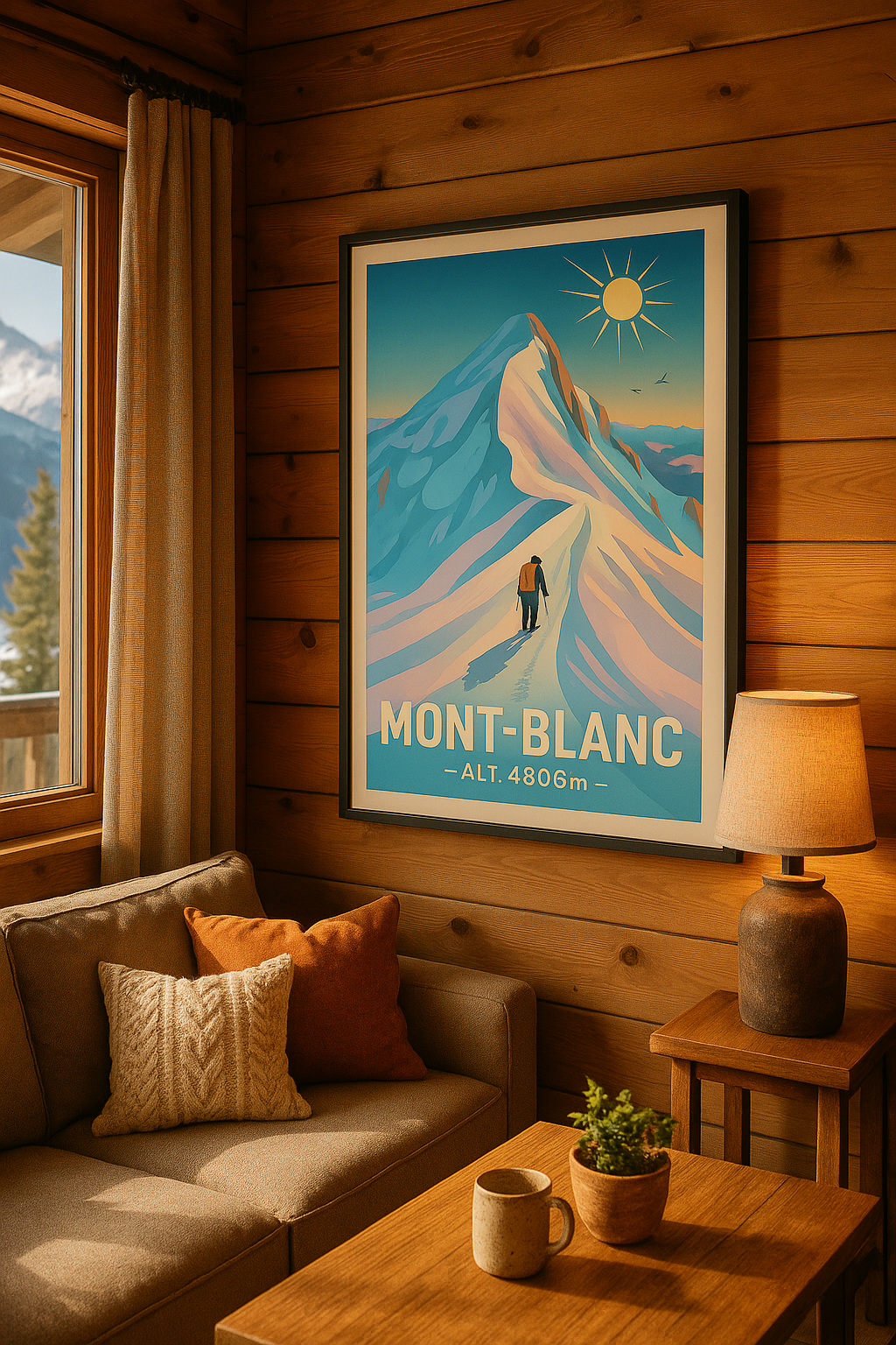 Mise en situation Affiche de Mont-Blanc - L'ascension emblématique des Alpes