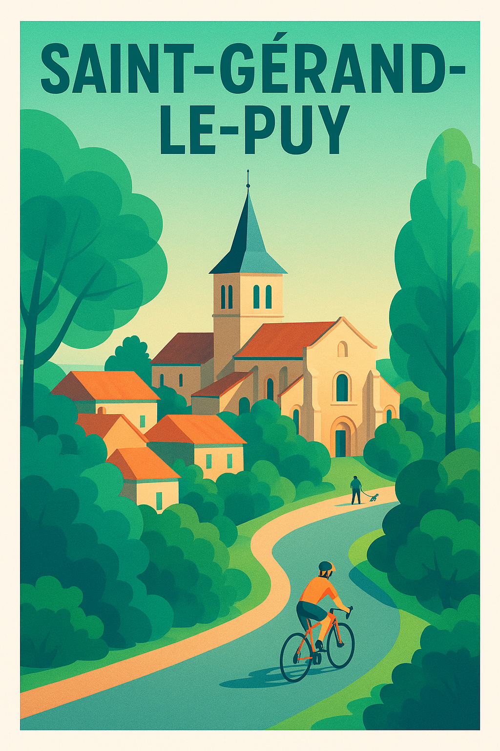 Affiche de Saint-Gérand-le-Puy - Évasion et tranquillité au cœur de la nature