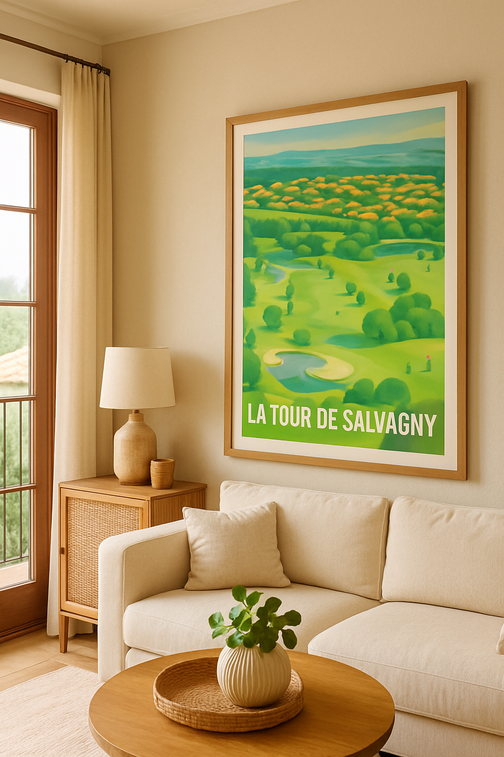 Mise en situation Affiche de La Tour-de-Salvagny - Évasion verdoyante au cœur de la nature