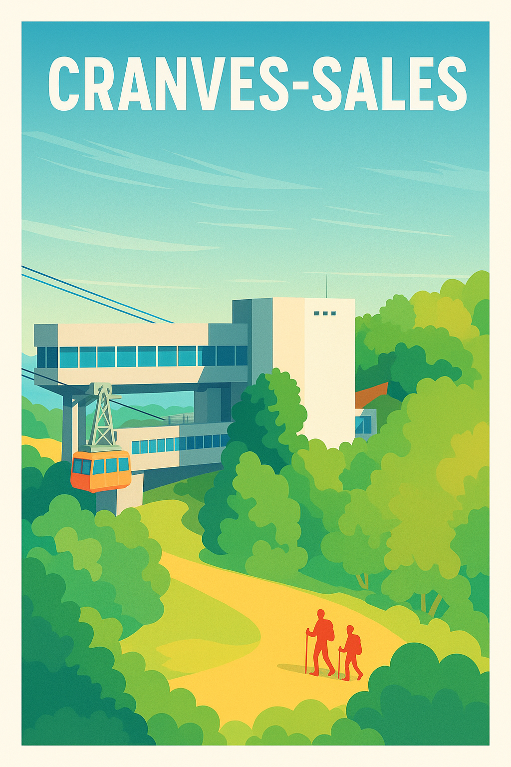 Affiche de Cranves-Sales - Au cœur de la nature et technologie