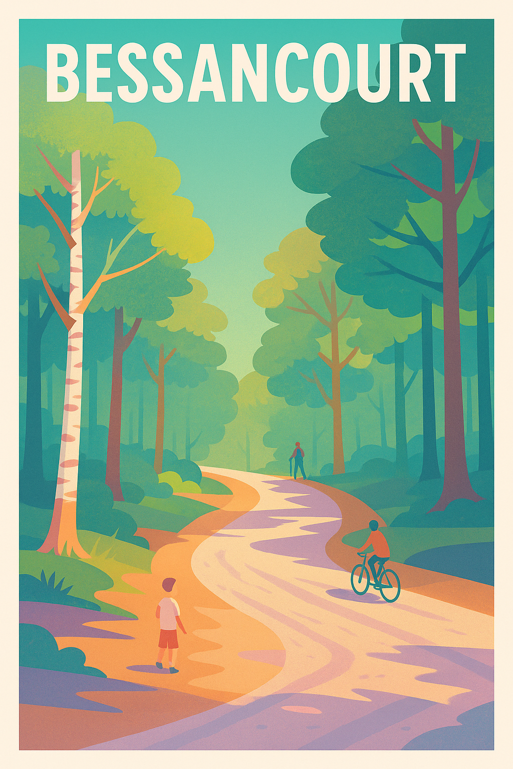 Affiche de Bessancourt - Promenade bucolique en forêt