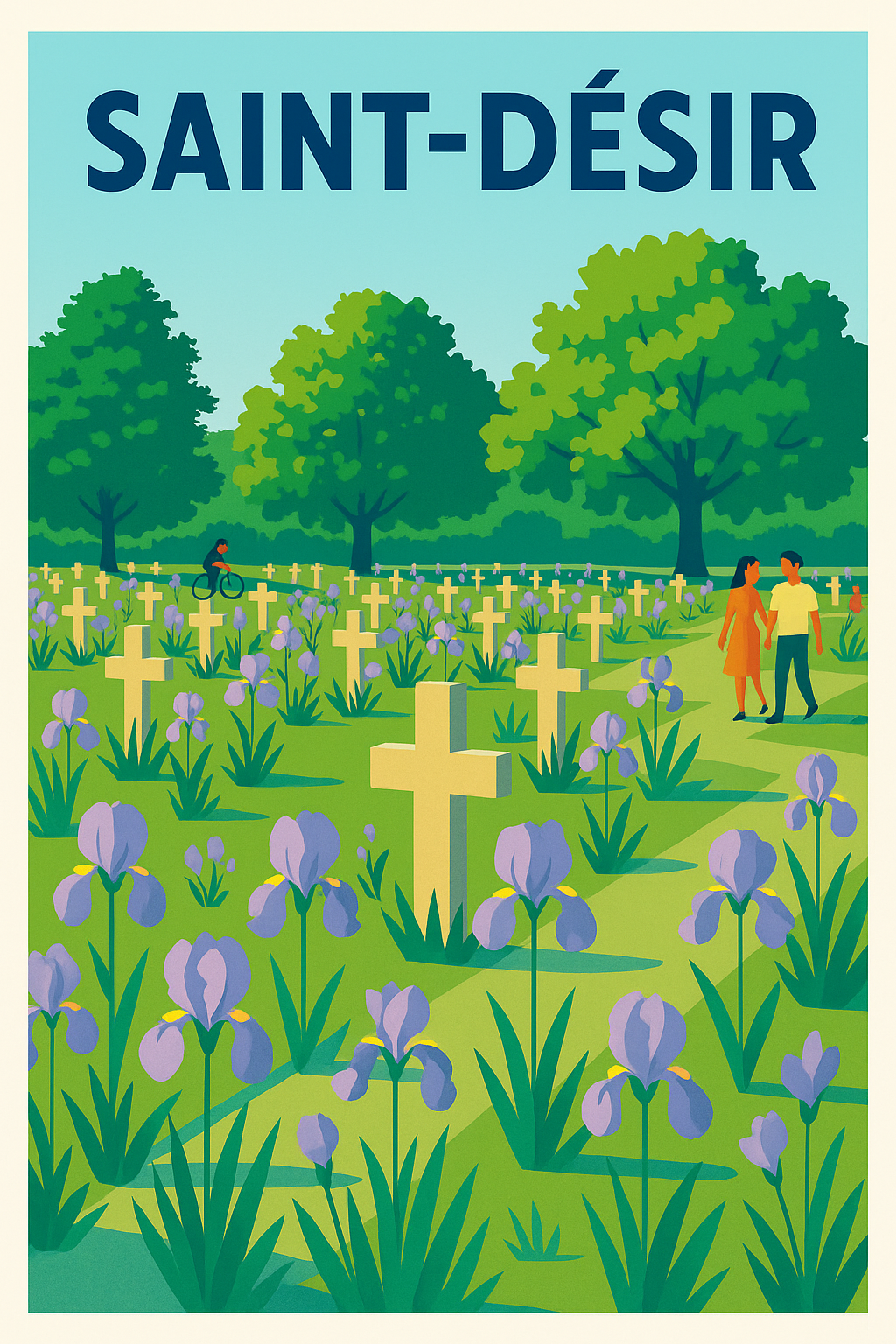 Affiche de Saint-Désir - Un hommage paisible et coloré