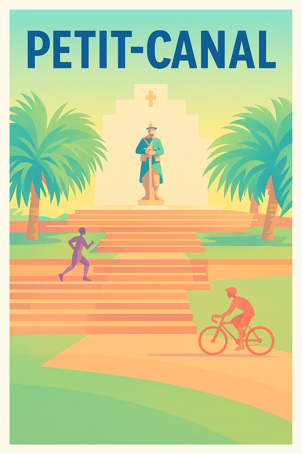 Affiche de Petit-Canal - Escapade sportive et patrimoine ensoleillé