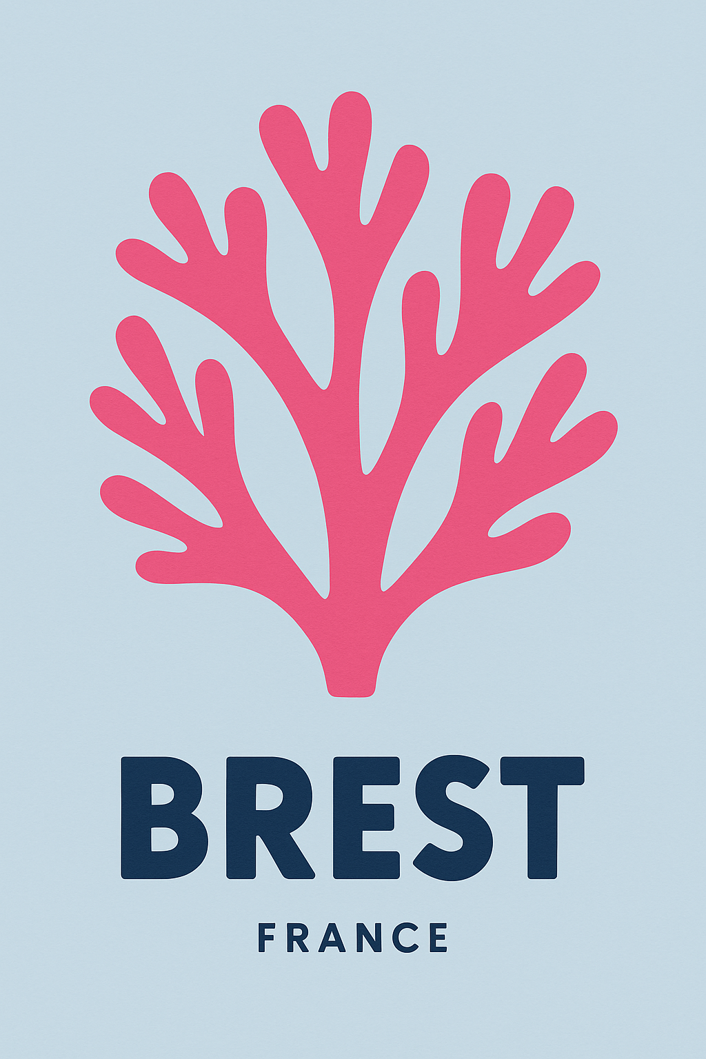 Affiche Brest — L'élégance marine en poster · poster d'art de Brest