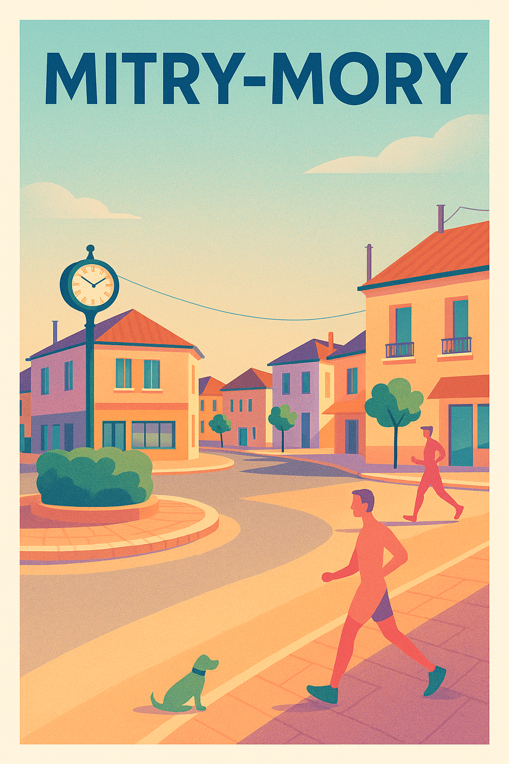 Affiche de Mitry-Mory - L'Art de la Promenade Matinale