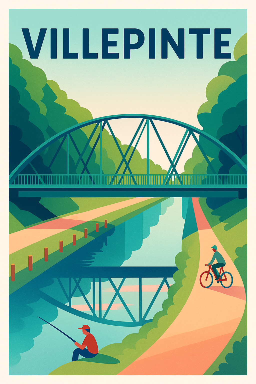 Affiche de Villepinte - Tranquillité au fil de l'eau