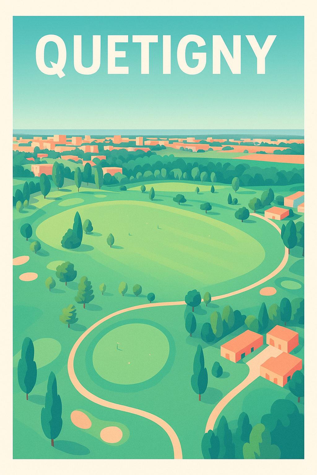 Affiche de Quetigny - Une parenthèse verte au cœur de la ville