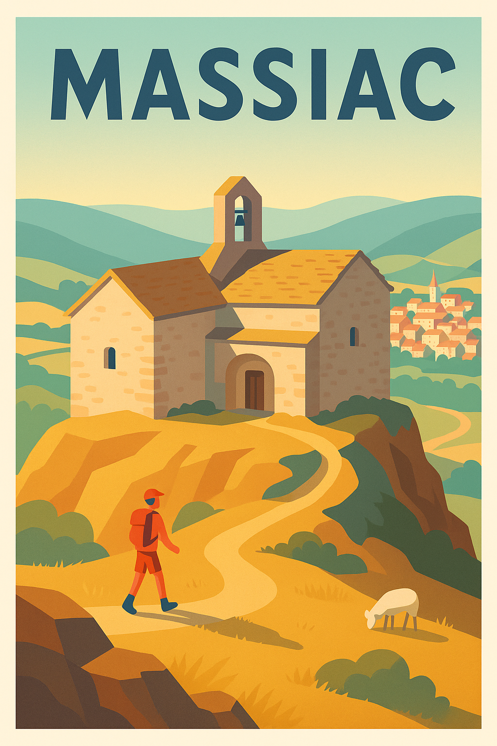 Affiche de Massiac - Randonnée et charme au cœur de l'Auvergne