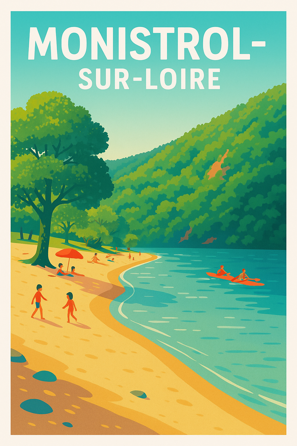 Affiche de Monistrol-sur-Loire - Évasion nature au fil de l'eau