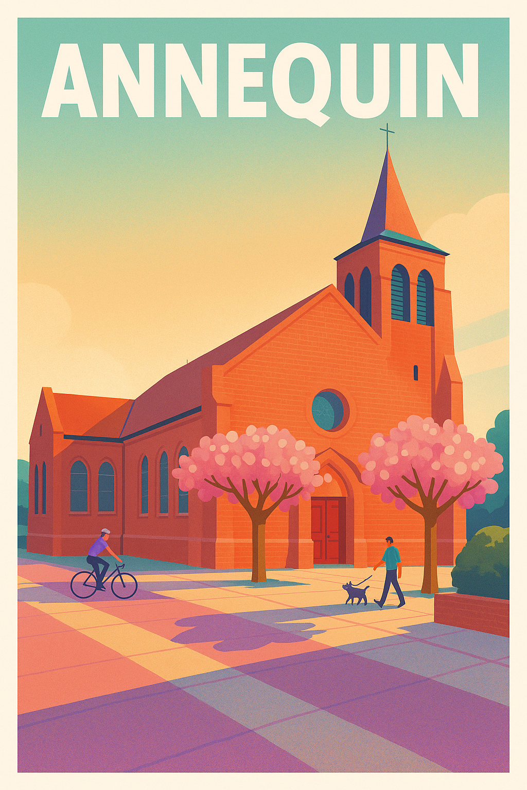 Affiche de Annequin - Sérénité et charme printanier