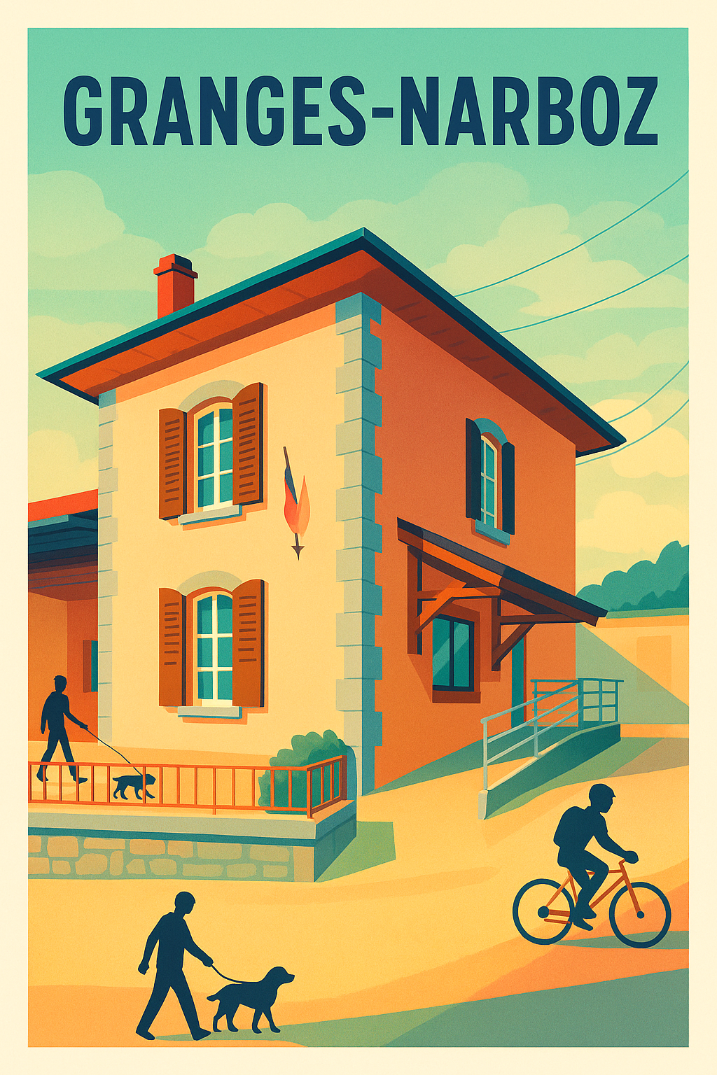 Affiche de Granges-Narboz - Charme et douceur de vie au quotidien