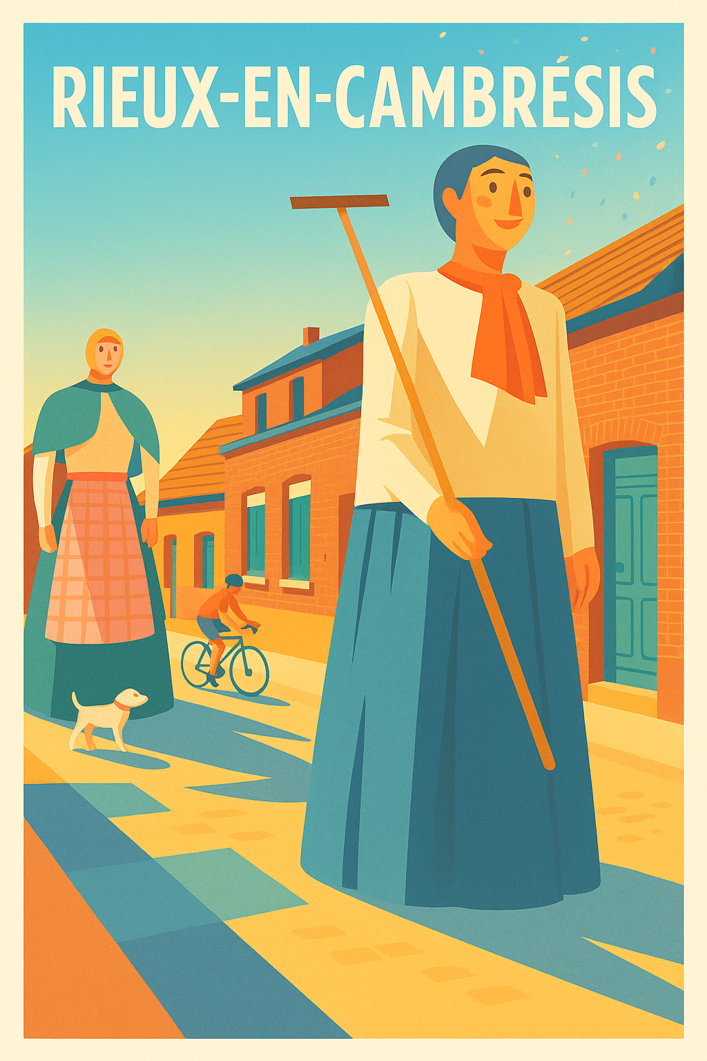 Affiche de Rieux-en-Cambrésis - Un voyage nostalgique au cœur du village