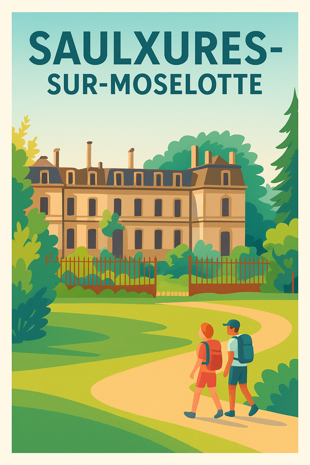 Affiche de Saulxures-sur-Moselotte - Invitation à la découverte et à la nature
