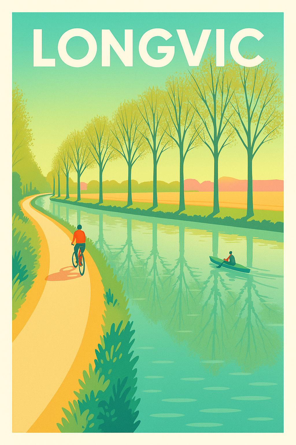 Affiche de Longvic - Évasion au fil de l'eau