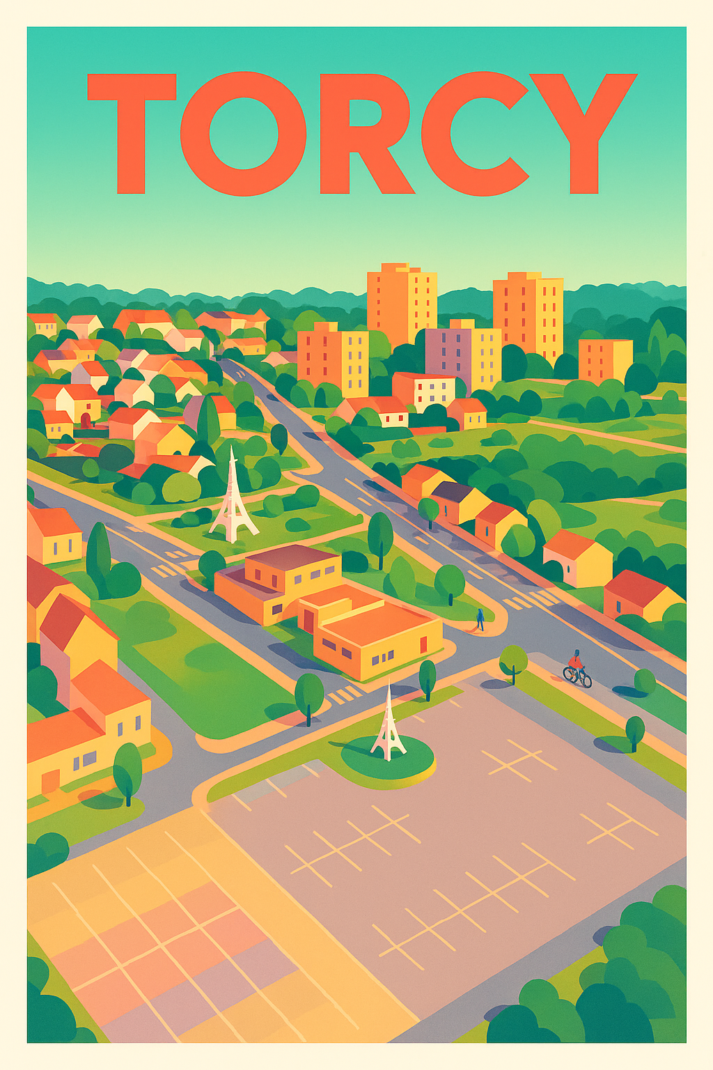 Affiche de Torcy - Une ville pleine de charme au calme