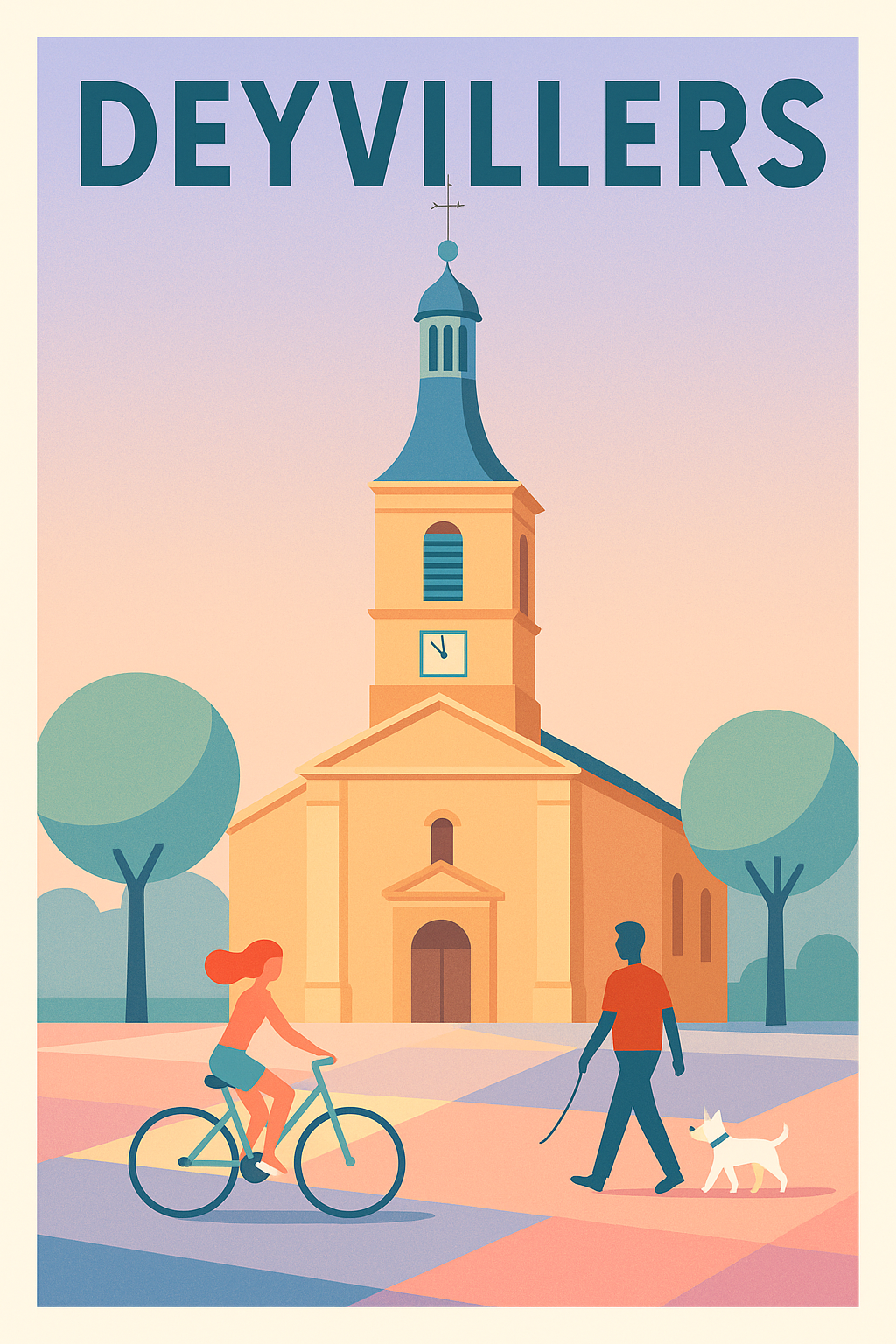 Affiche de Deyvillers - Douceur de vie au cœur du village