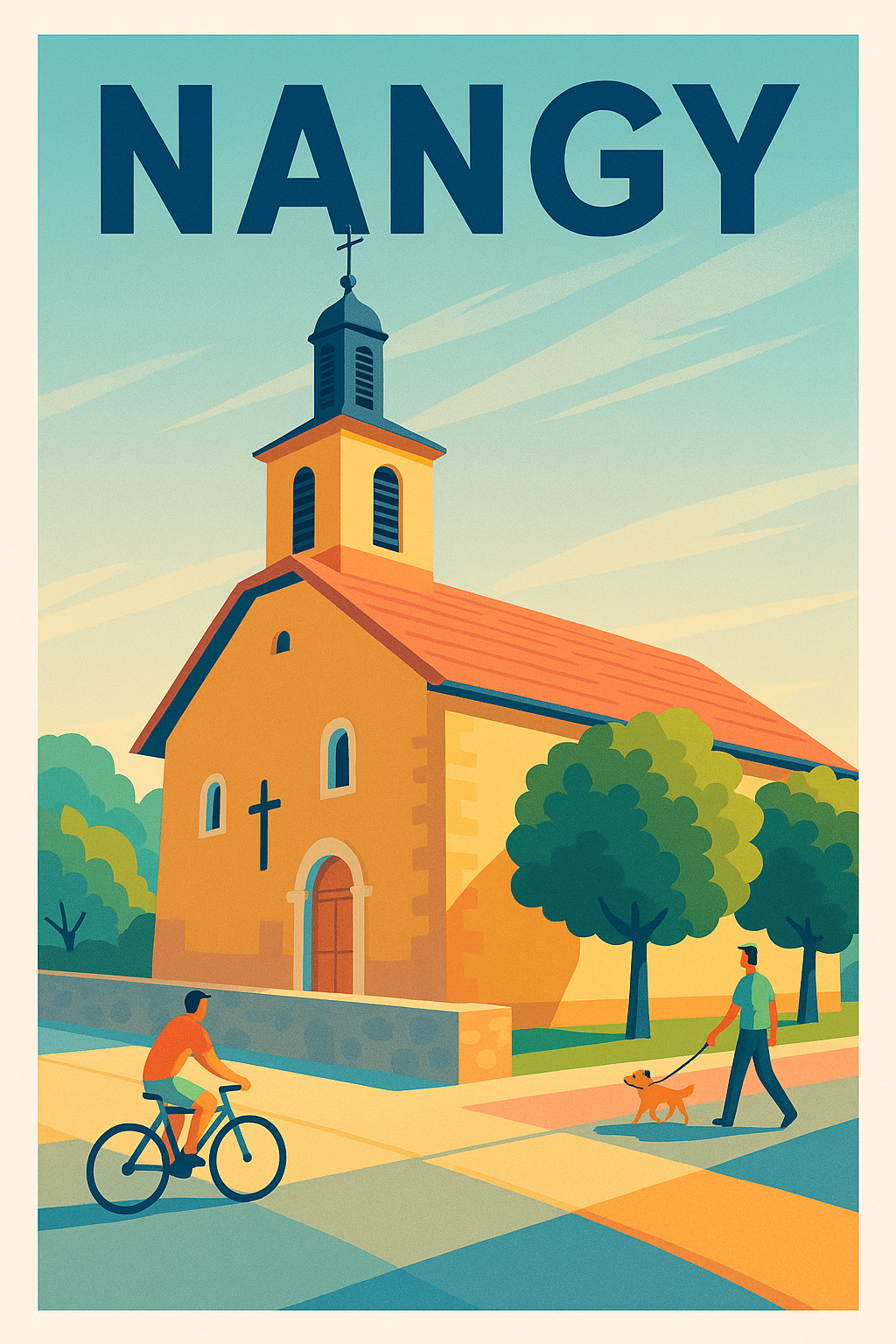 Affiche de Nangy - Tranquillité au cœur du village