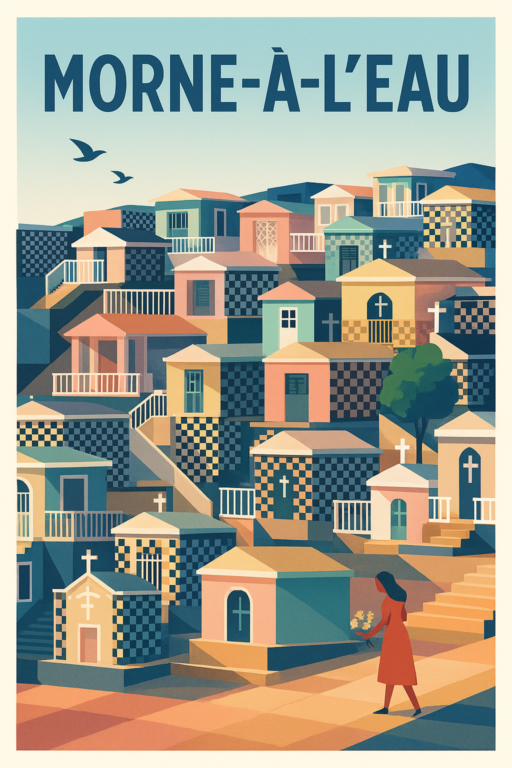 Affiche de Morne-à-l'Eau - Charme coloré et patrimoine unique