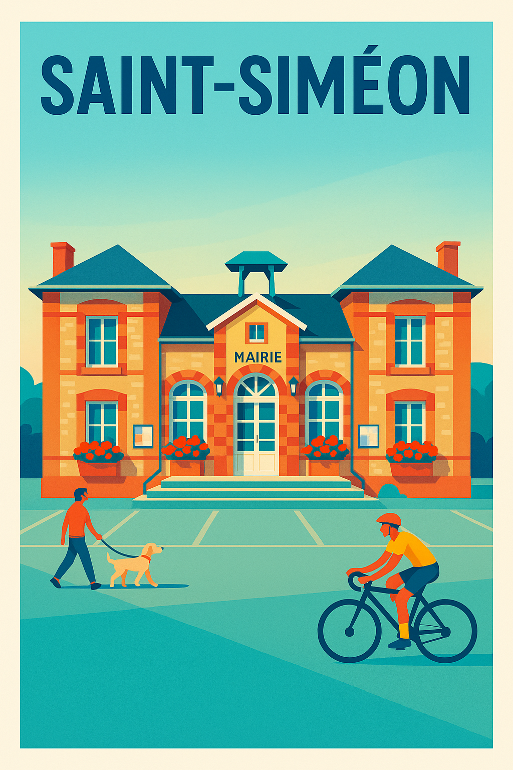 Affiche de Saint-Siméon - Charme et Vie Locale Authentique