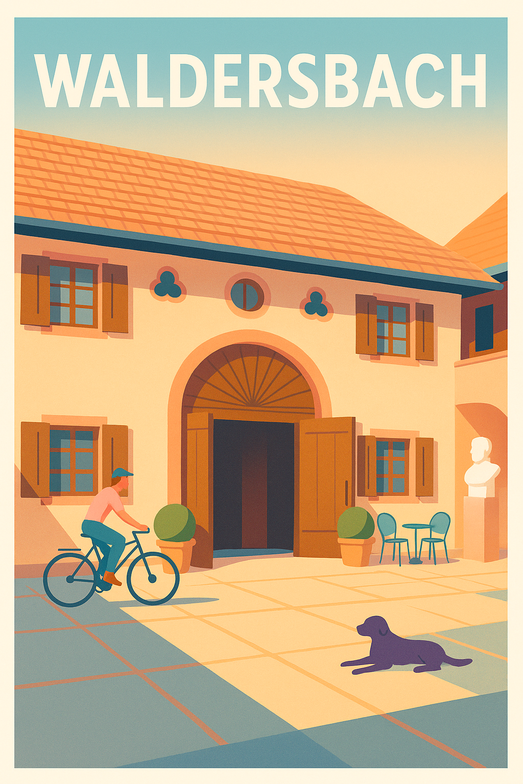 Affiche Waldersbach — Charme et Sérénité en Alsace · poster d'art de Waldersbach
