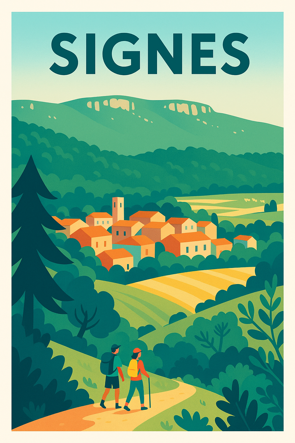 Affiche de Signes - Escapade au cœur de la nature provençale