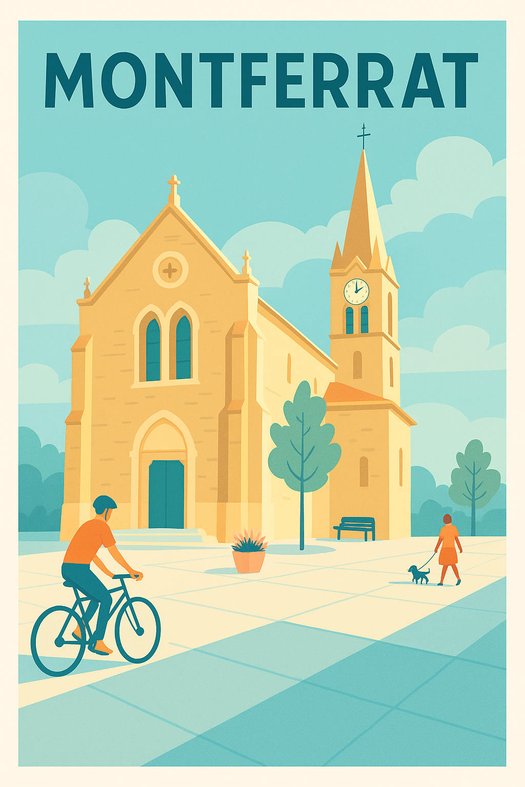 Affiche de Montferrat - Charme et sérénité au cœur de la ville