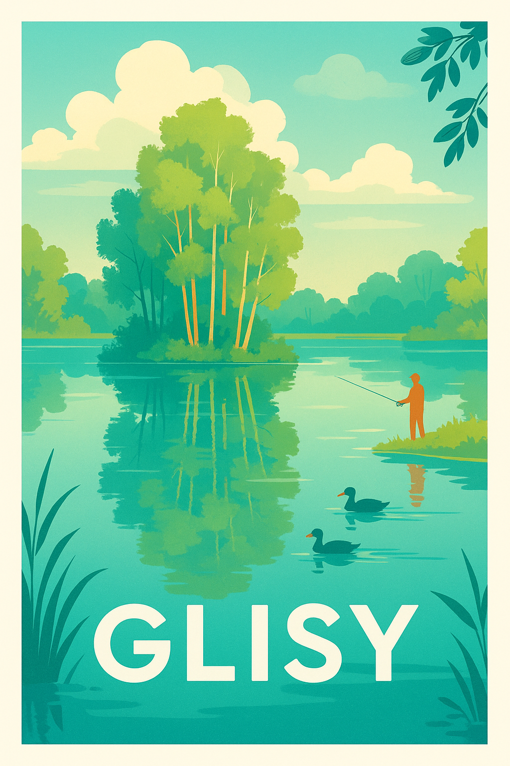 Affiche de Glisy - Havre de paix au bord de l'eau