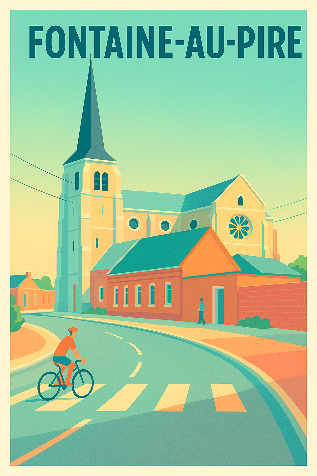 Affiche de Fontaine-au-Pire - Charme bucolique du Nord