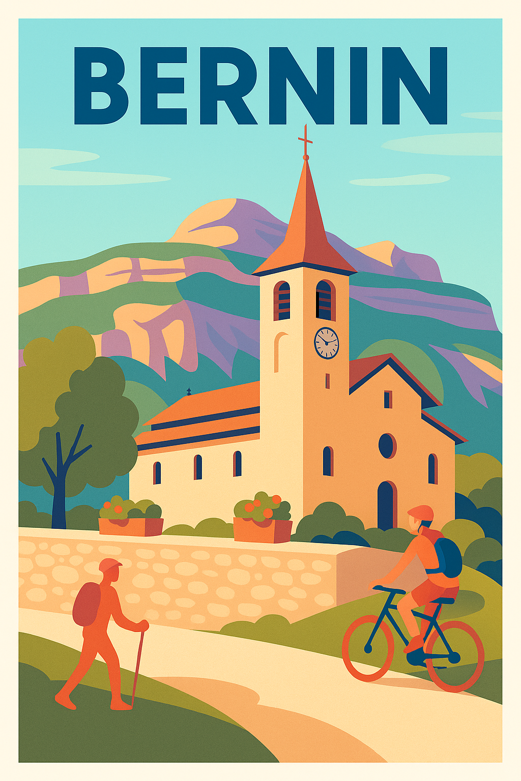 Affiche de Bernin - Escapade nature et patrimoine