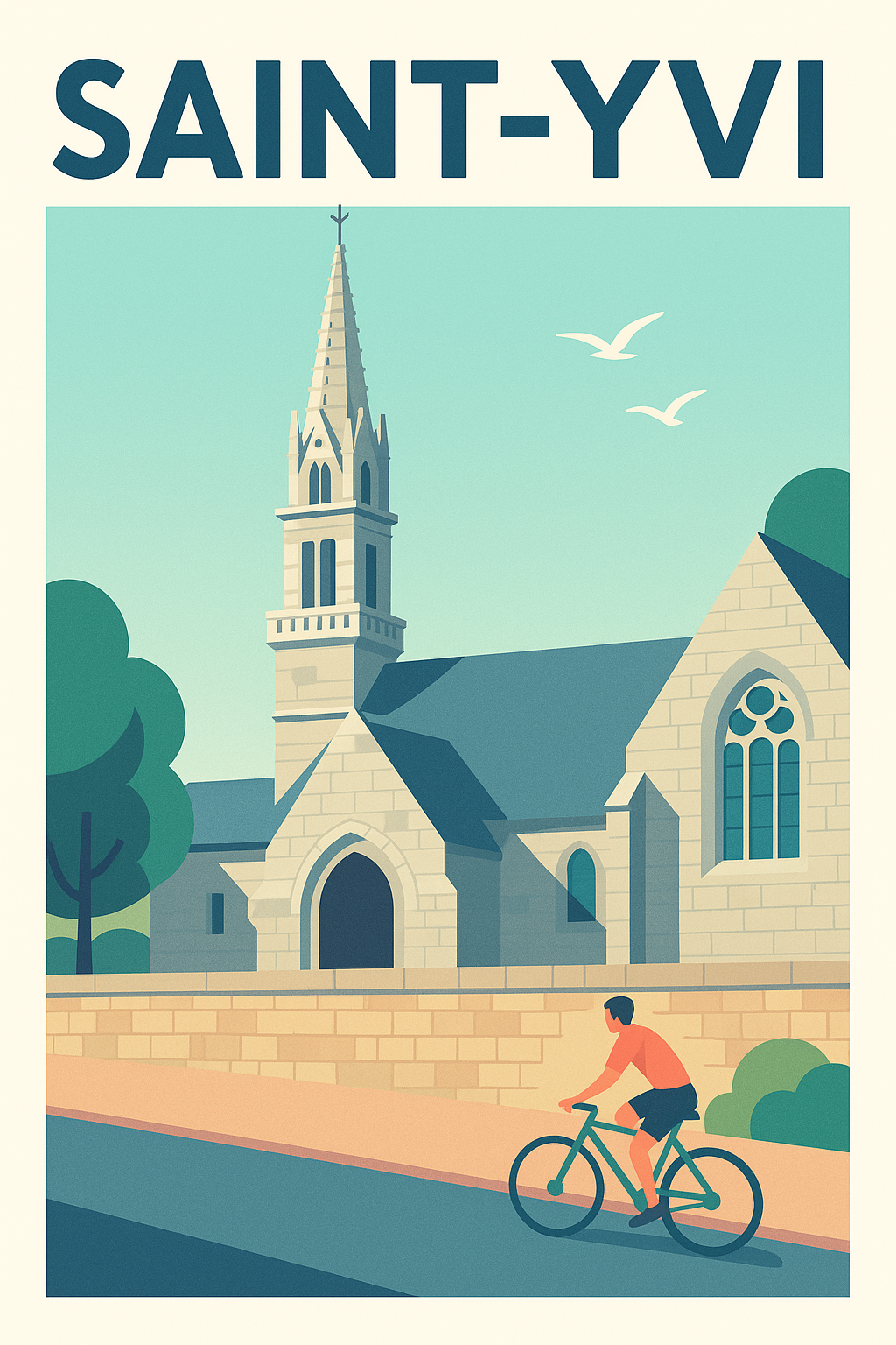 Affiche de Saint-Yvi - Charme et sérénité au cœur de la Bretagne
