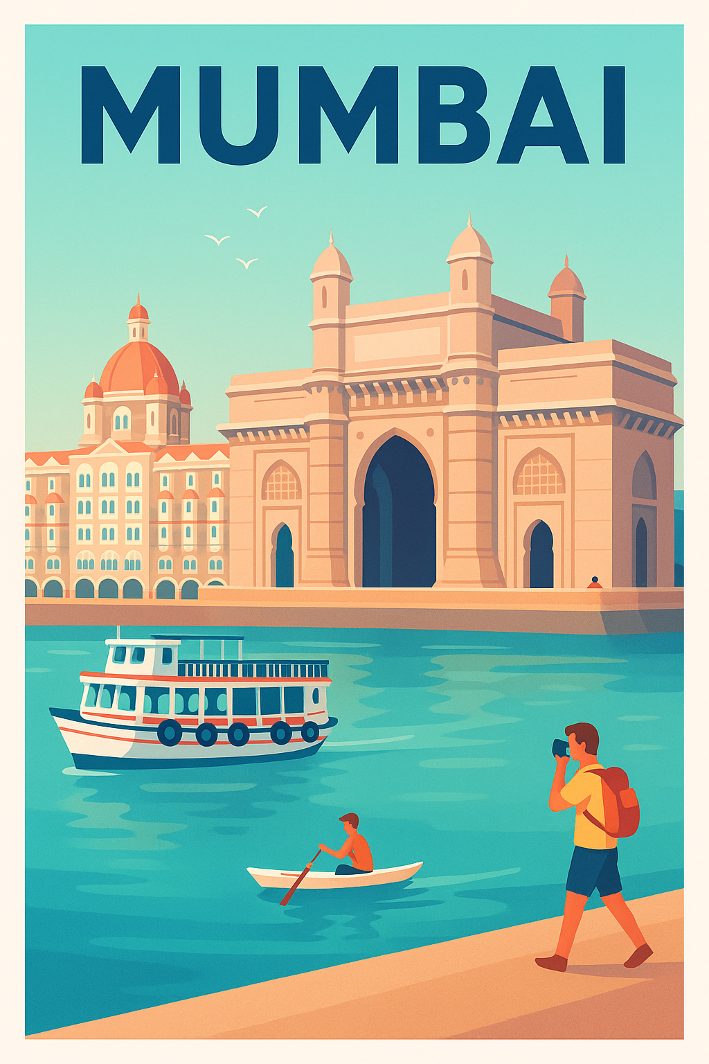 Affiche de Mumbai - Entre mer et patrimoine historique