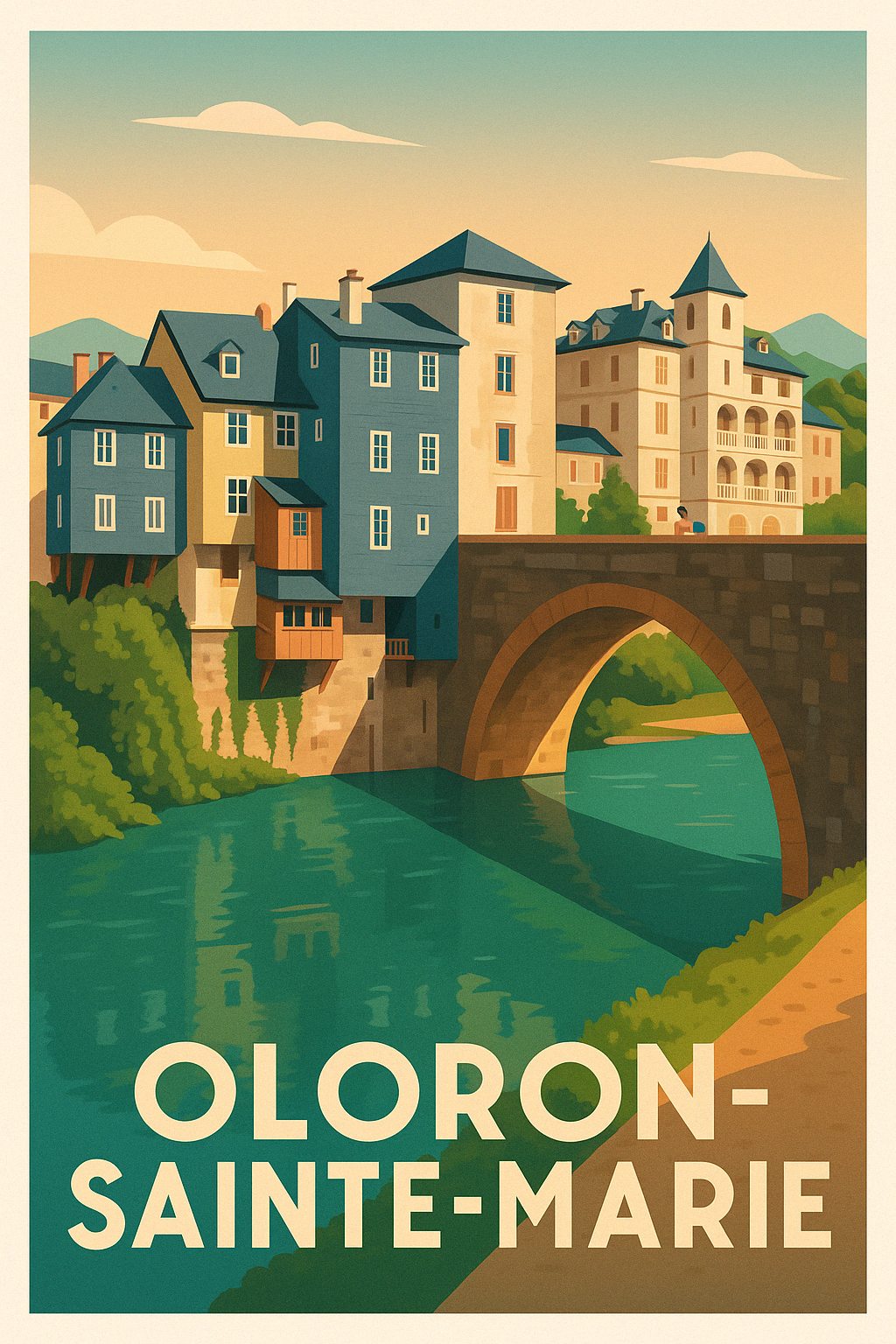 Oloron-Sainte-Marie - Charme au bord de l'eau