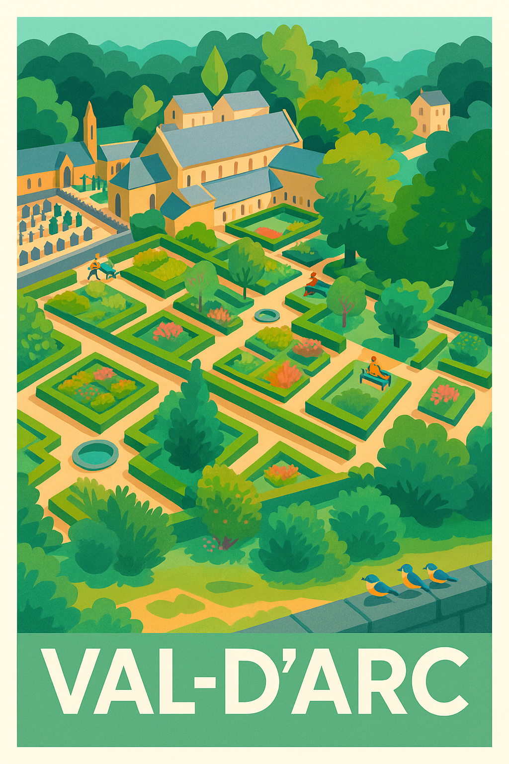 Affiche de Val-d'Arc - Charme et sérénité au cœur de la nature