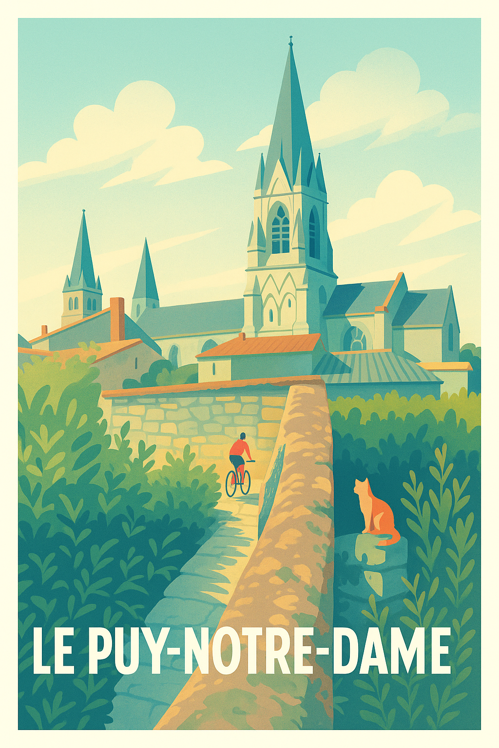 Affiche de Le Puy-Notre-Dame - Charme et sérénité à la campagne