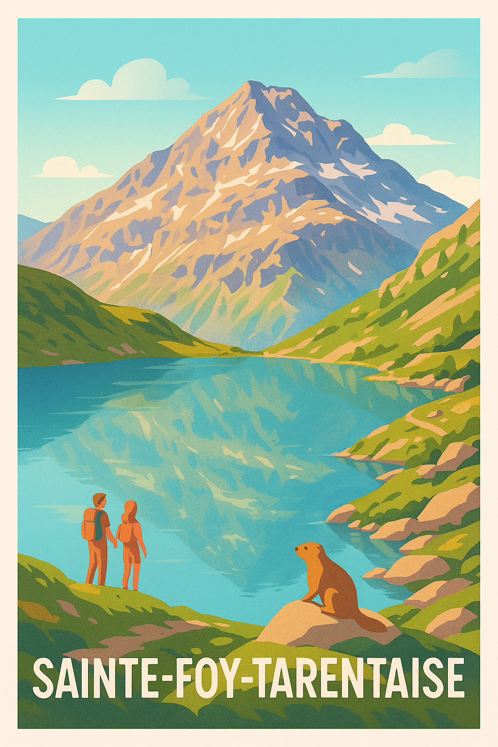 Affiche de Sainte-Foy-Tarentaise - Évasion nature au cœur des Alpes