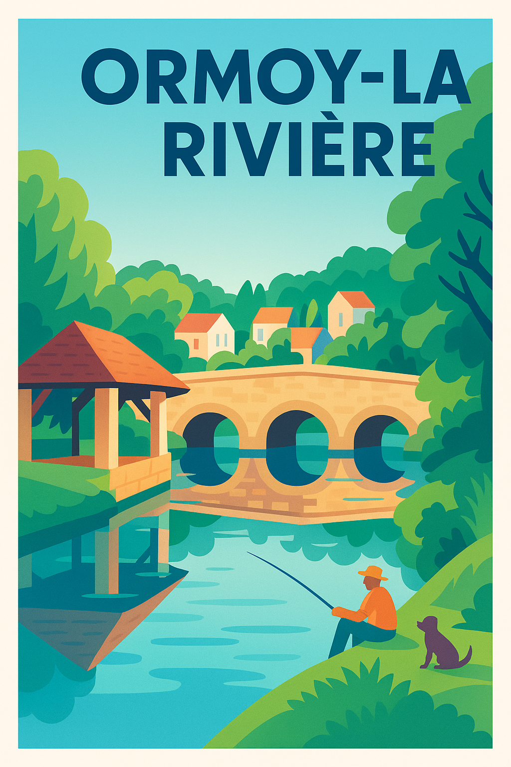 Affiche de Ormoy-la-Rivière - Sérénité au fil de l'eau
