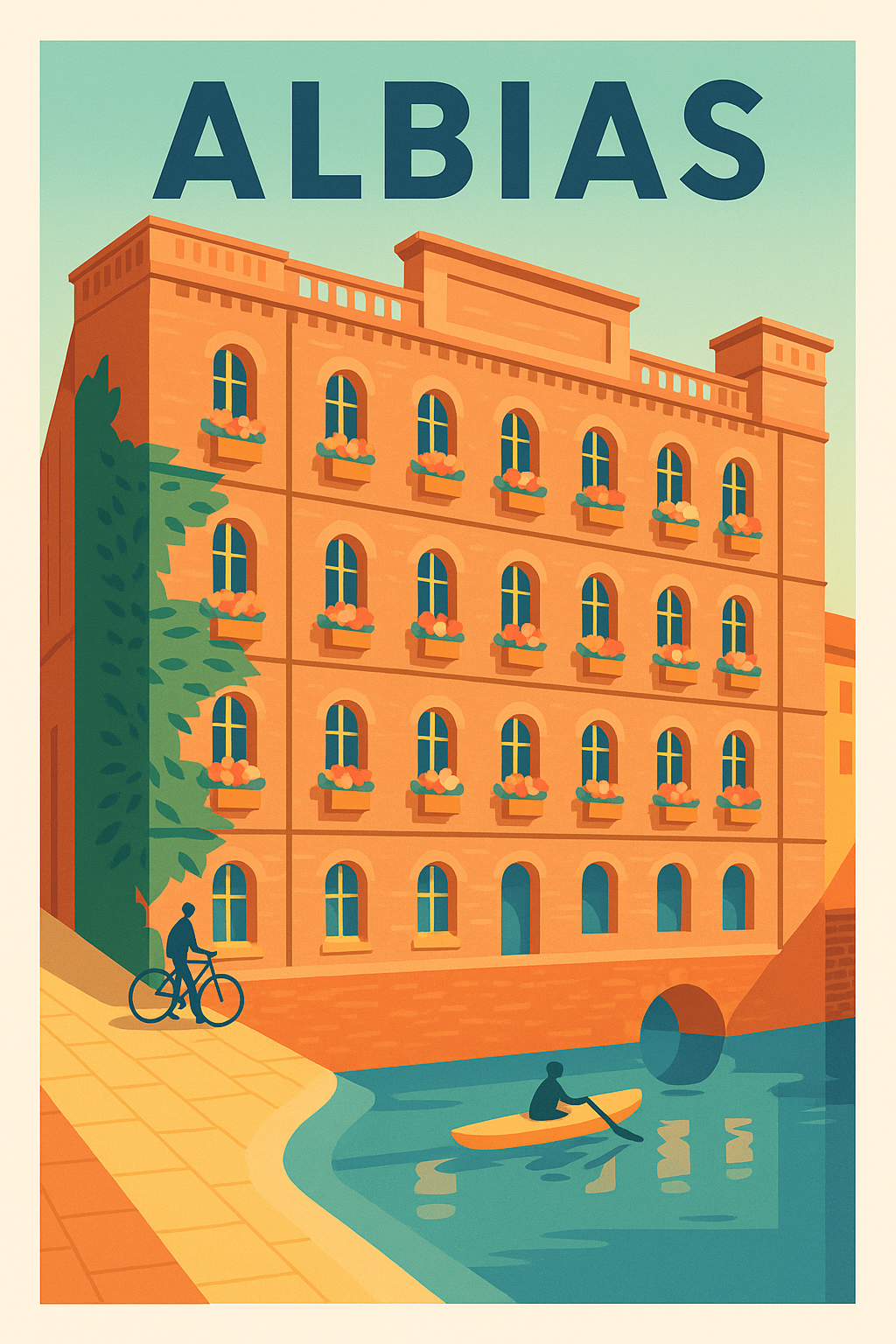 Affiche de Albias - Charme et sérénité sur la rivière