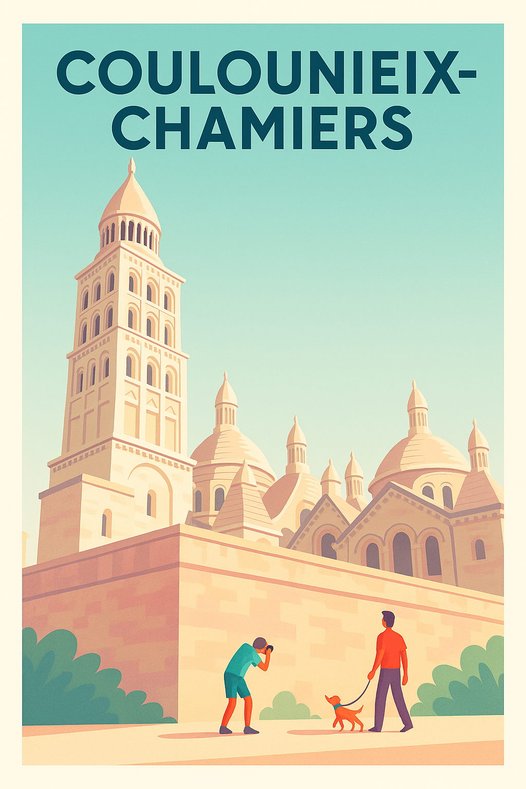 Affiche de Coulounieix-Chamiers - Charme et architecture intemporelle
