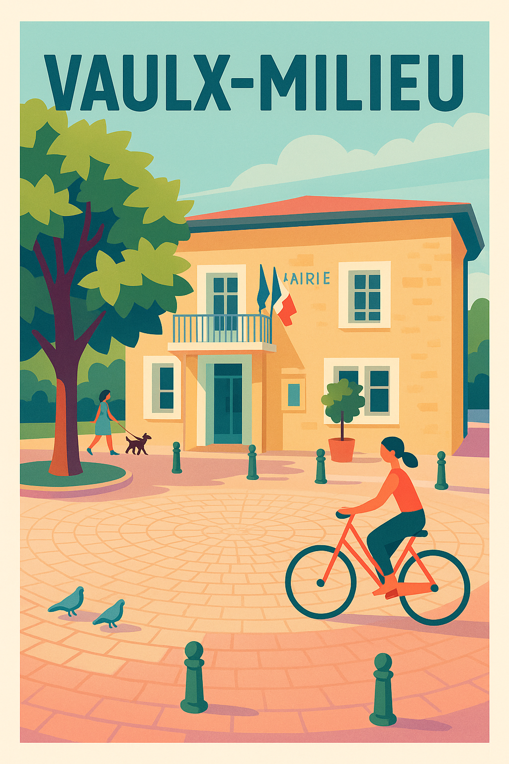 Affiche de Vaulx-Milieu - Pause paisible au cœur du village