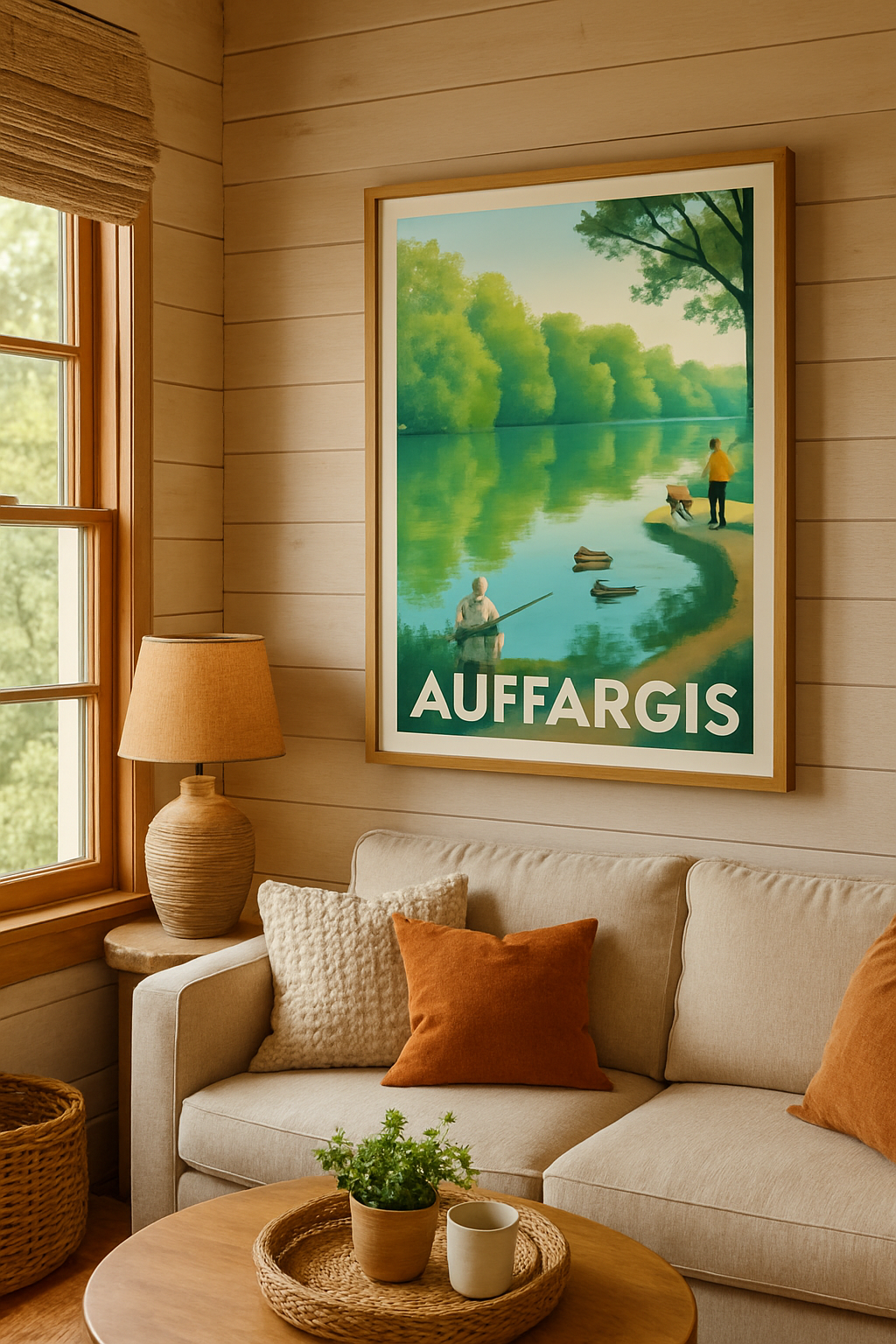 Mise en situation Affiche de Auffargis - Sérénité au bord de l'eau