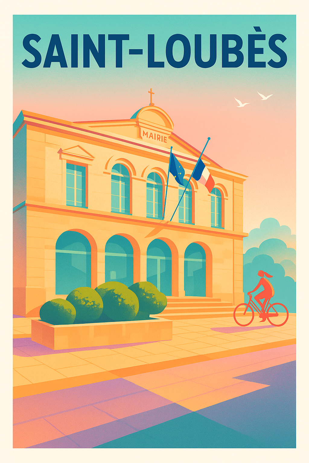 Affiche de Saint-Loubès - Charme et sérénité à la mairie