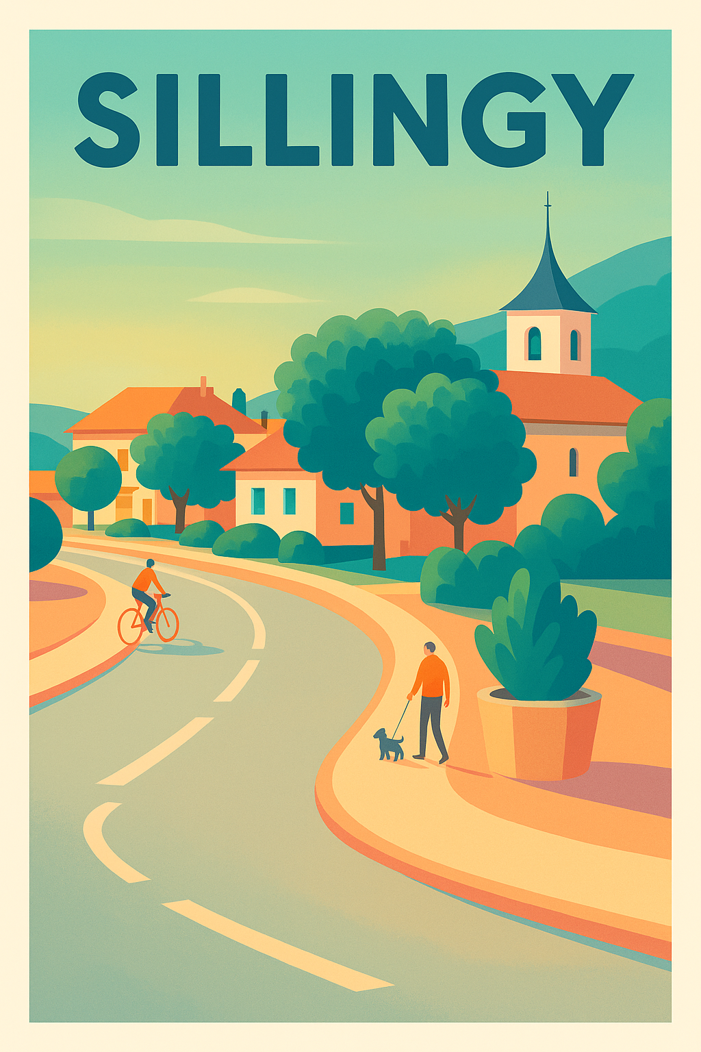 Affiche de Sillingy - Charme paisible au cœur de la nature