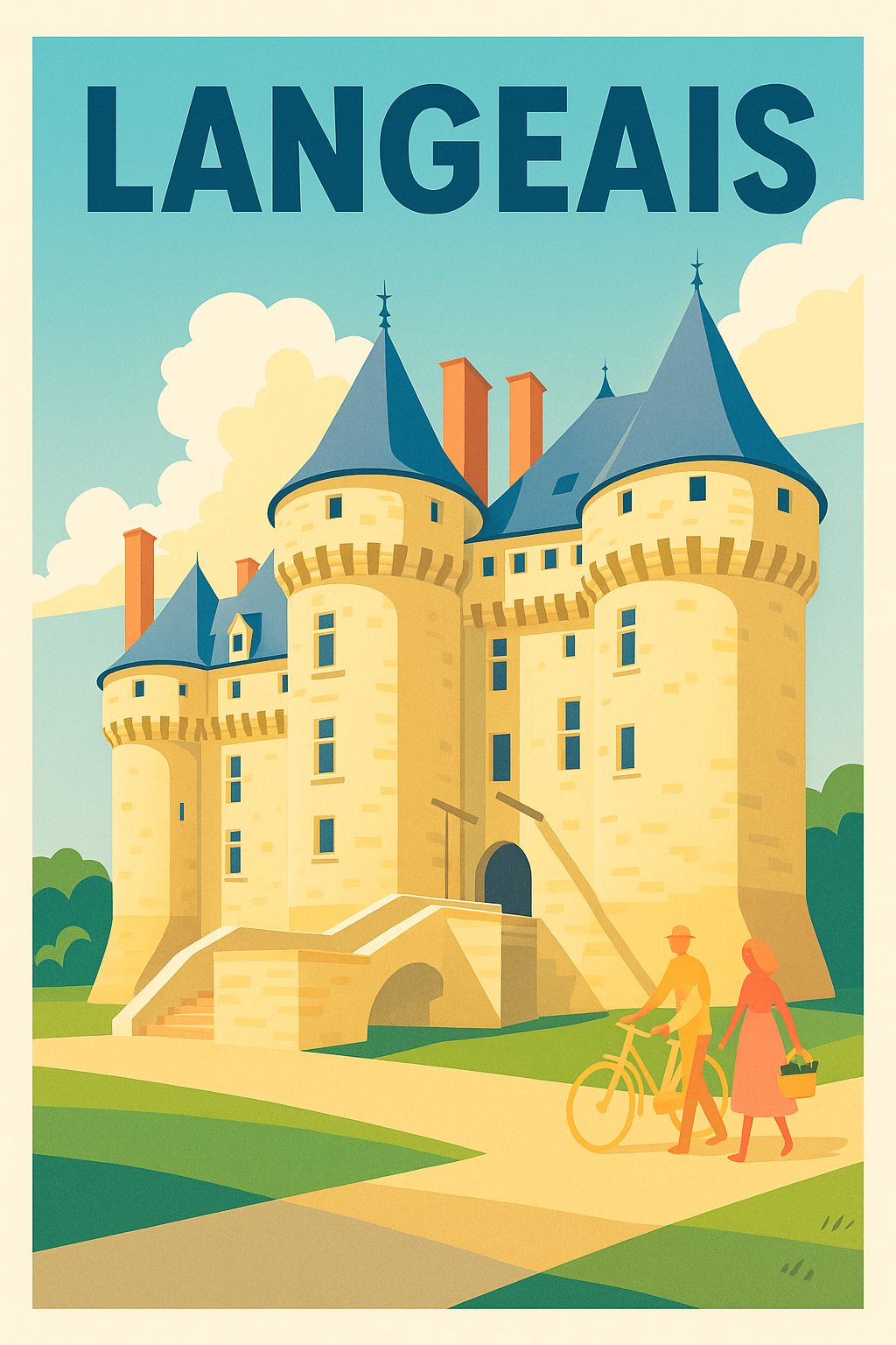 Affiche de Langeais - L'élégance intemporelle du château