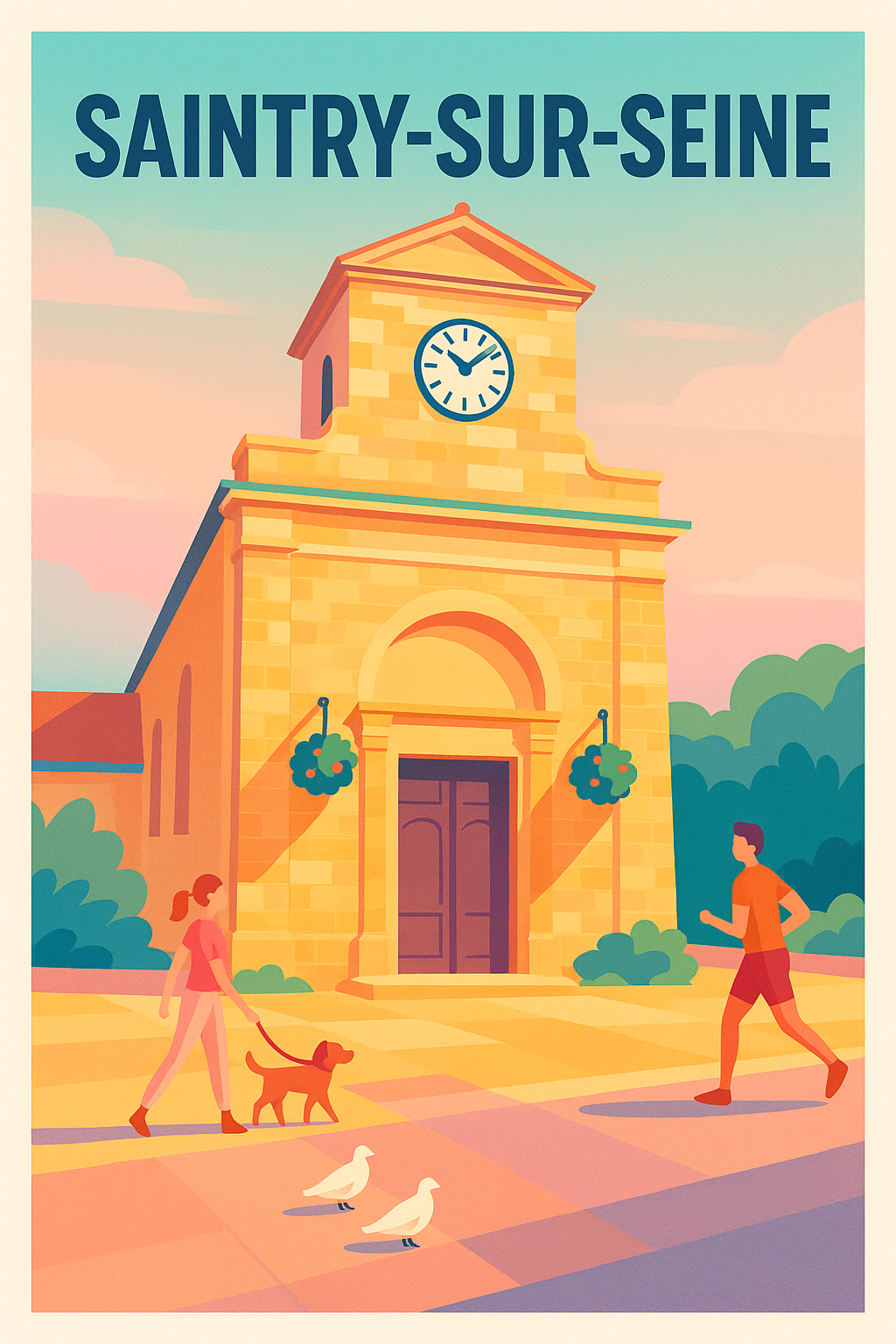 Affiche de Saintry-sur-Seine - Charme paisible au fil du temps