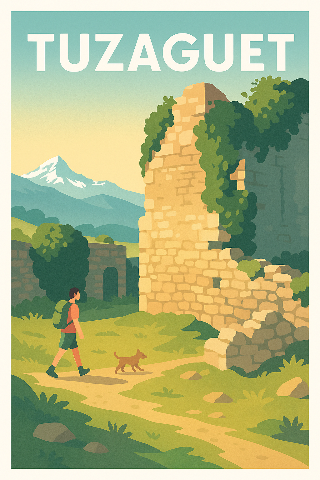 Affiche de Tuzaguet - Évasion et nature préservée