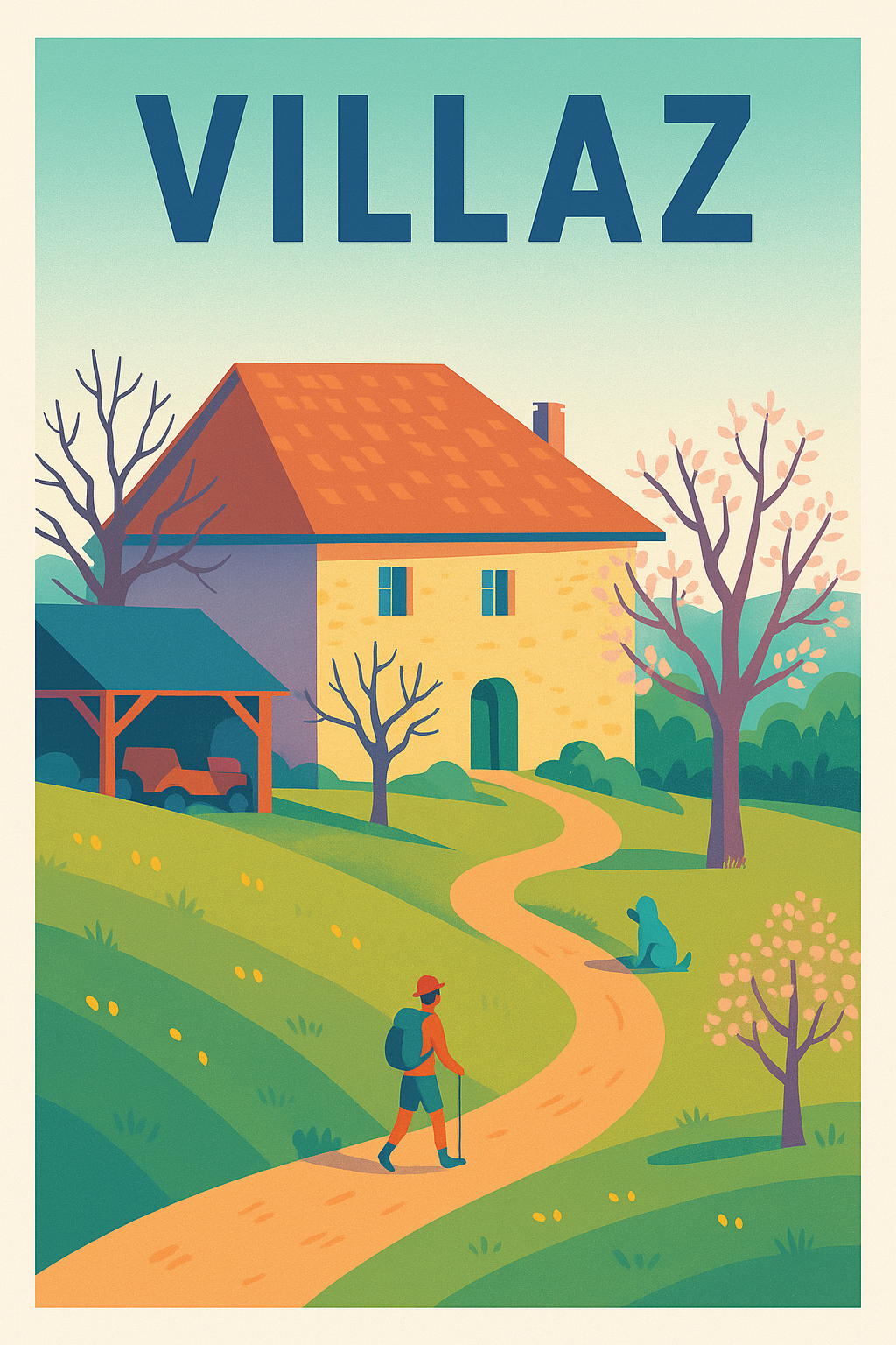 Affiche de Villaz - Échappée bucolique au cœur de la nature