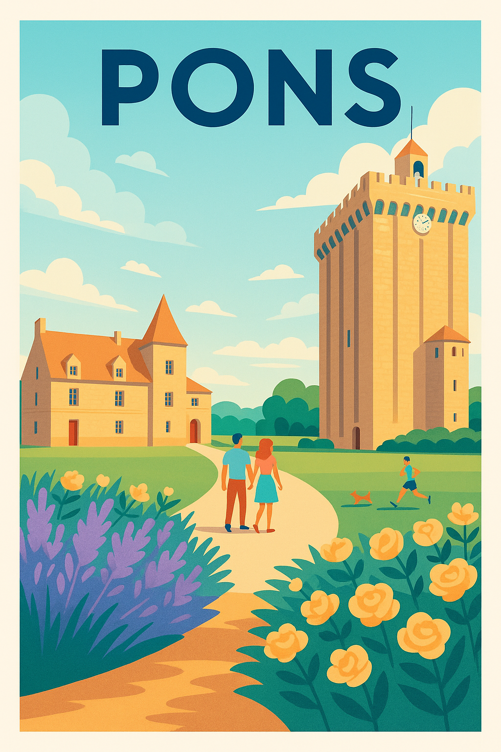 Affiche de Pons - Balade au cœur du patrimoine